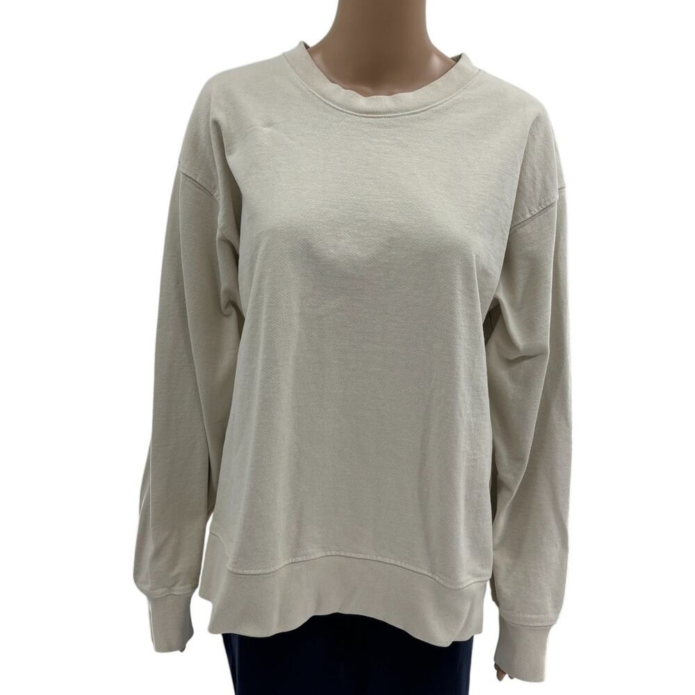 Talentless Bone Oversized Heavyweight Crewneck Sw… - image 5